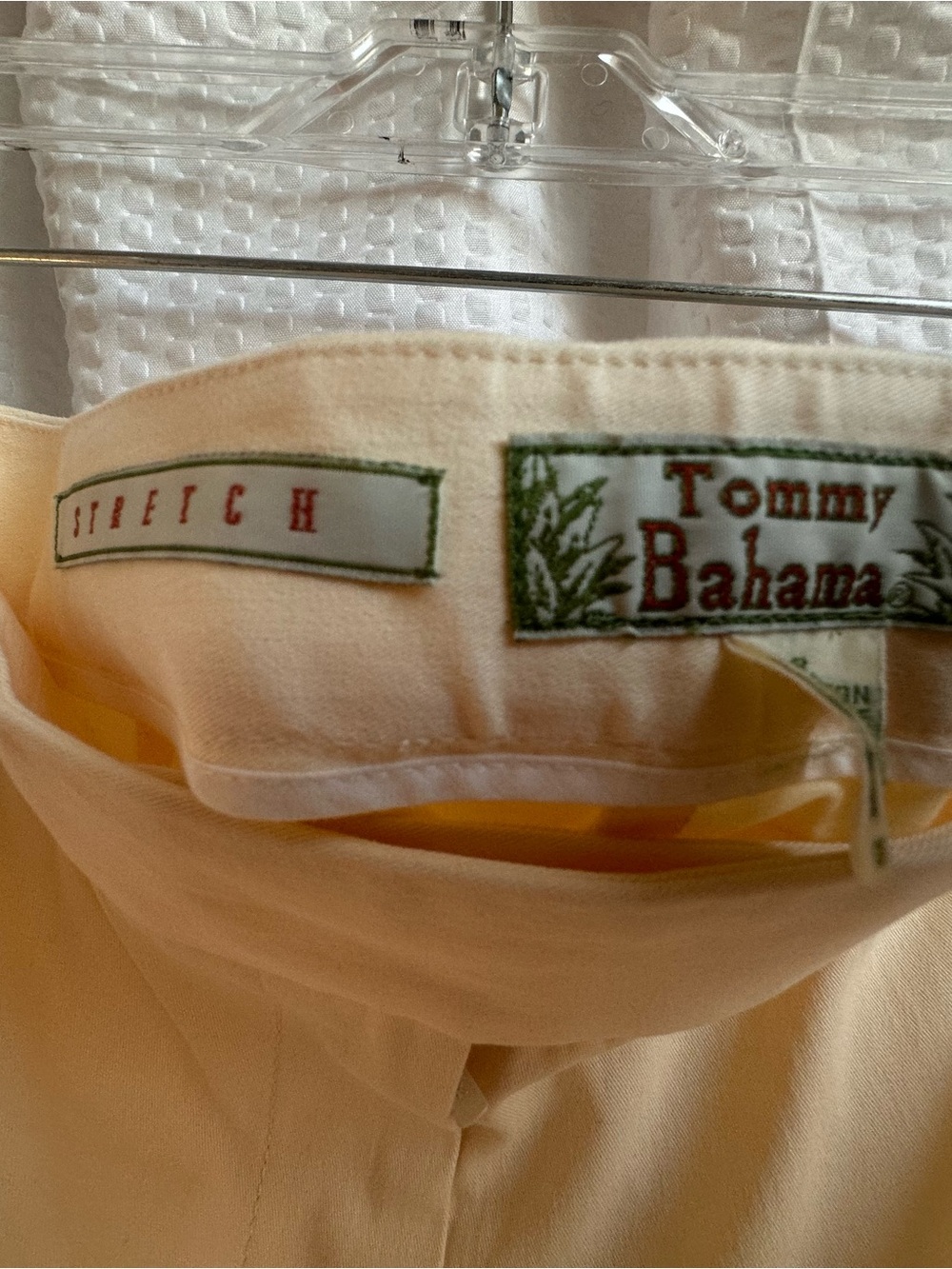 Tommy Bahama Navy Top with Cream Wide-Leg Pants - Picture 5 of 5